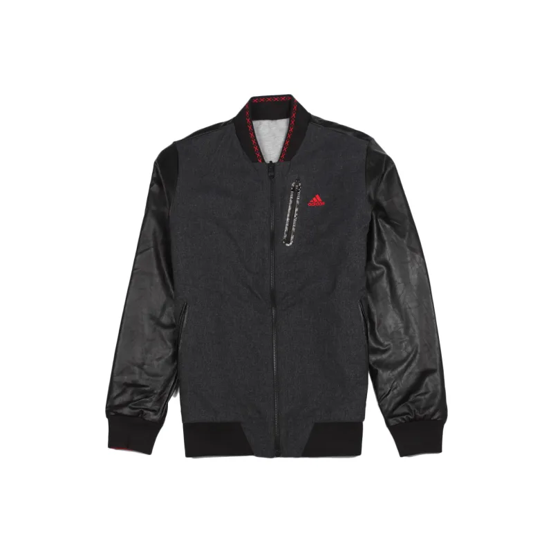 Adidas Baseball Jacket Men's Black-0