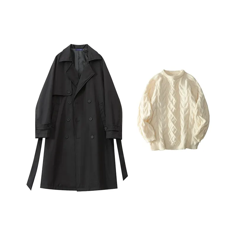 FAX FOR FMACM x For People Trench Coat Unisex-8