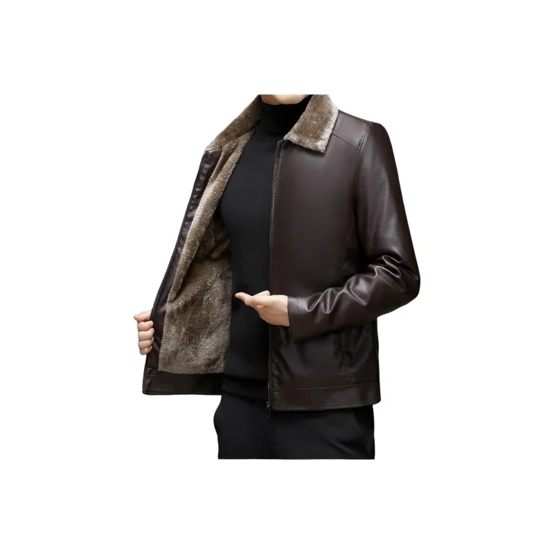 PIERRE CARDIN Leather Jacket Unisex-6