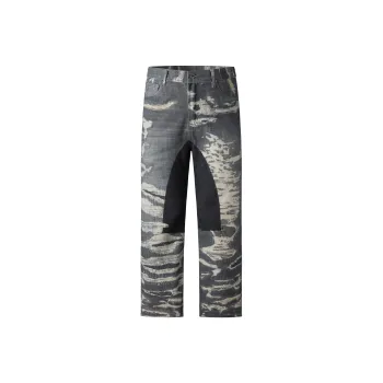 GTRG Jeans Unisex Black Gray
