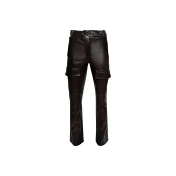 Misbhv Vegan Leather Moto Trousers