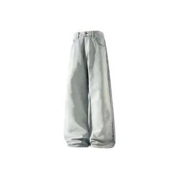 ROSECREED Casual Pants Unisex Light Blue