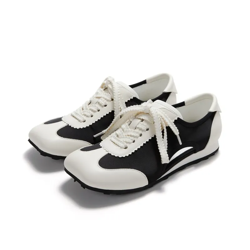 Marie Claire Low Top Casual Shoes Women's Reverse Black+White-1