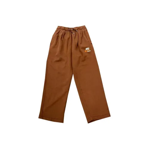 Nike Sports Life Collection Knitted Sweatpants Men's Brown