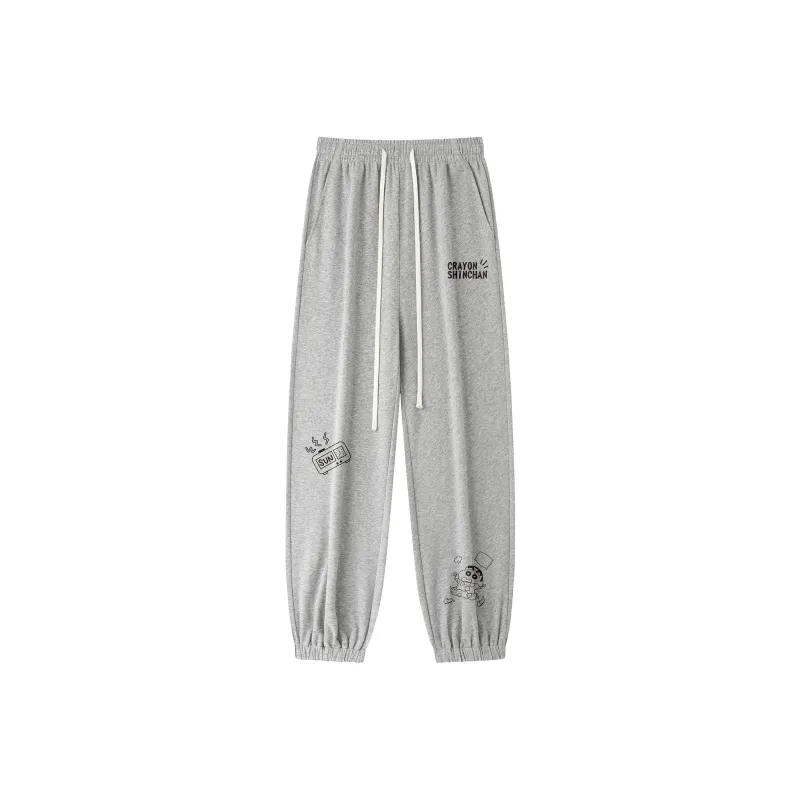 Crayon Shinchan Elastic Cuff Sports Pants Unisex-4