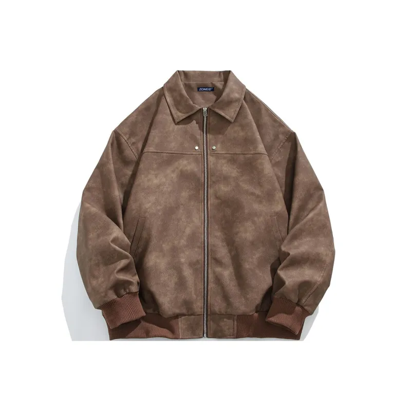 ZONEiD Leather Jackets Unisex-3