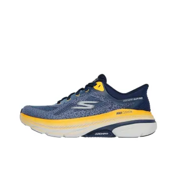 Skechers MAX CUSHIONINGARCHFIT 2.0 Low Top Running Shoes Men's Blue