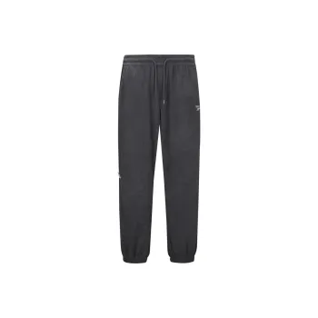 Reebok Knitted Sports Pants Unisex Charcoal Black