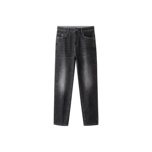 HLA Jeans Men's Black Bull Transition Color