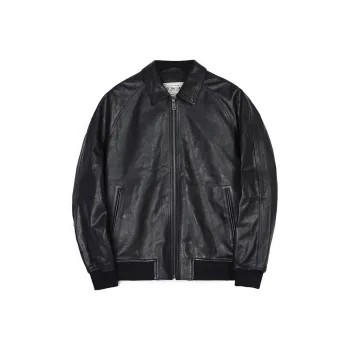 MCS Leather Jackets Men Black