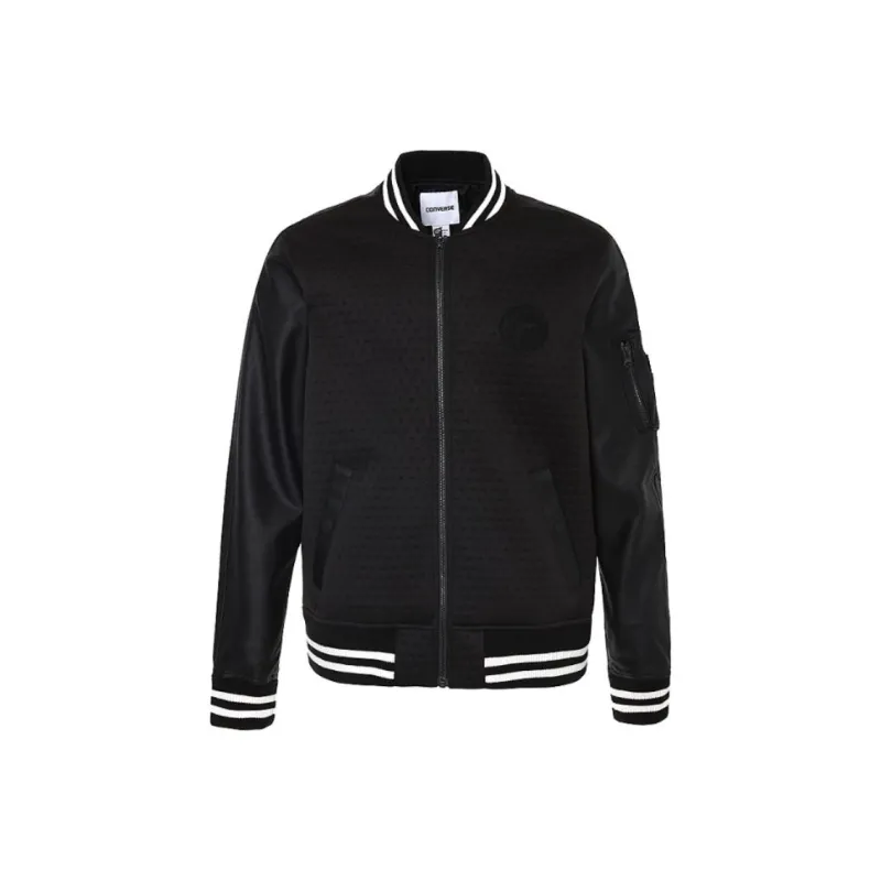 Converse Baseball Jacket Men's Black-0