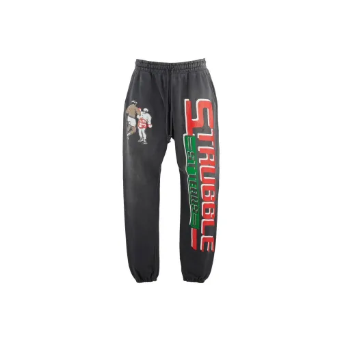 SAINT Mxxxxxx Logo print Cotton Track Pants