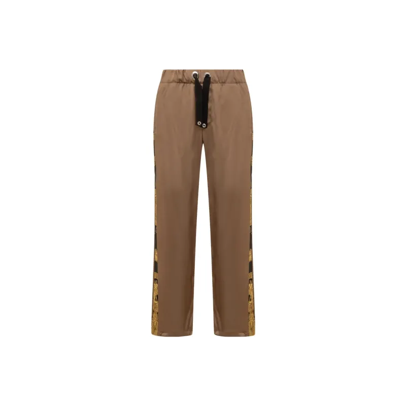 VERSACE Baroque Printed Drawstring Pants-0