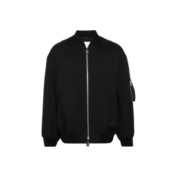JIL SANDER Oversized Zip-Up Jacket