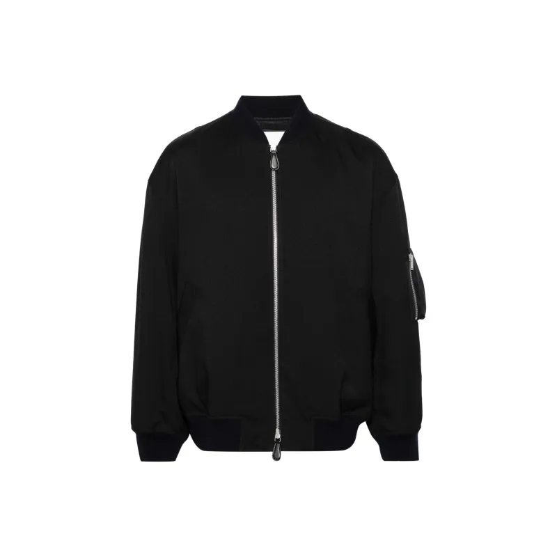 JIL SANDER Oversized Zip-Up Jacket-0