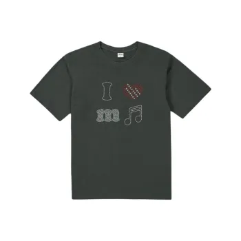 Mmlg SS25 T Shirt Unisex Charcoal Black