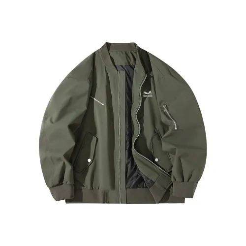 WESMART Windbreaker Jackets Unisex Black