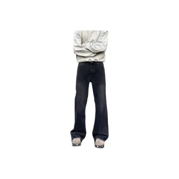 KVIV Jeans Men Washed Black 