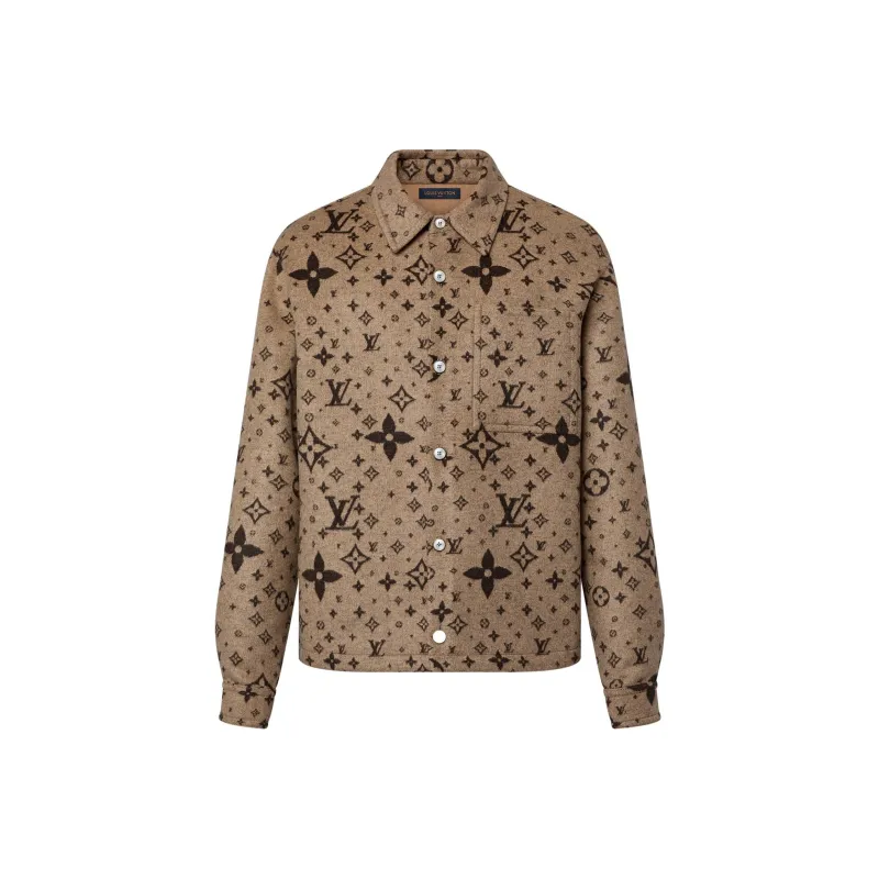 LOUIS VUITTON Jackets Coats Men's Apricot-0