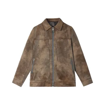 WILD LEADER Leather Jacket Unisex