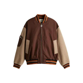 H&M GARCON BY GARCON Collaboration Baseball Jerseys Unisex Dark Brown
