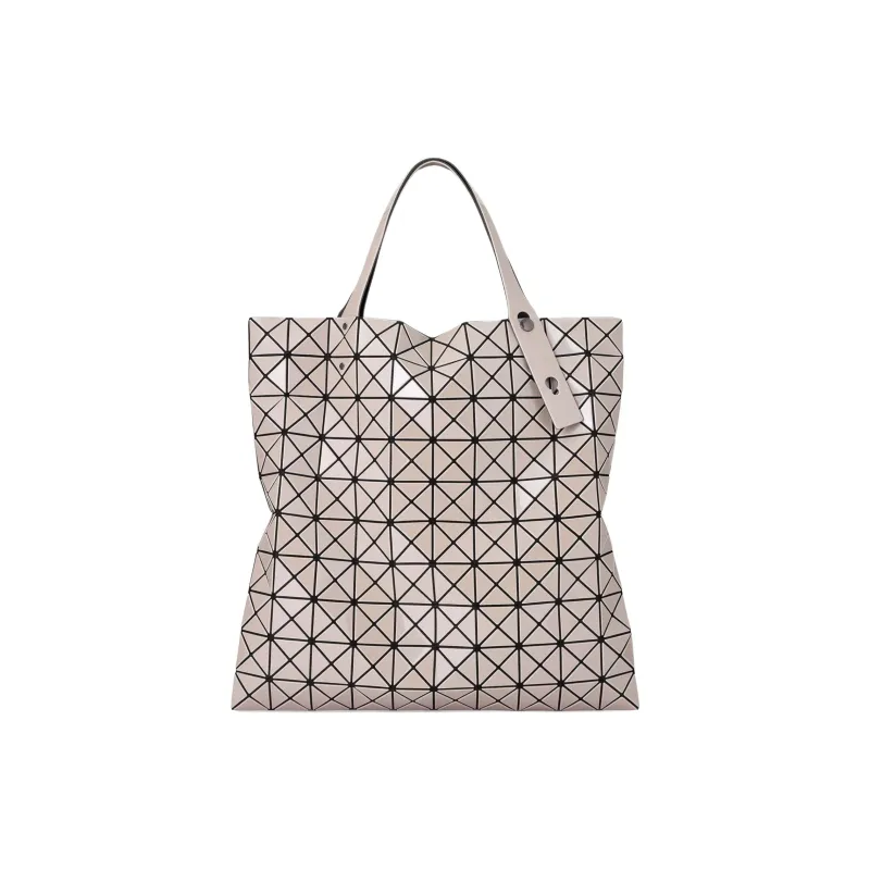 ISSEY MIYAKE Prism PVC Tote Bag, Shopping Bag, Shoulder Bag, Handbag Unisex Milk Tea-0