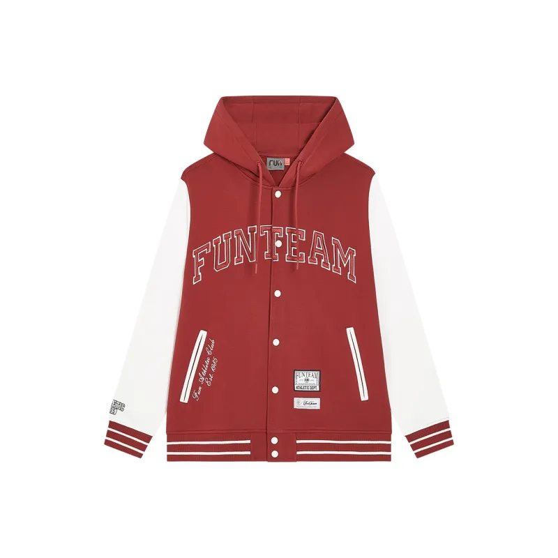 FUN Baseball Jerseys Men Red-0