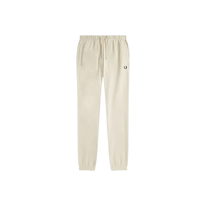 FRED PERRY Loopback Sweatpants Knitted Sports Pants Men's Oat-0