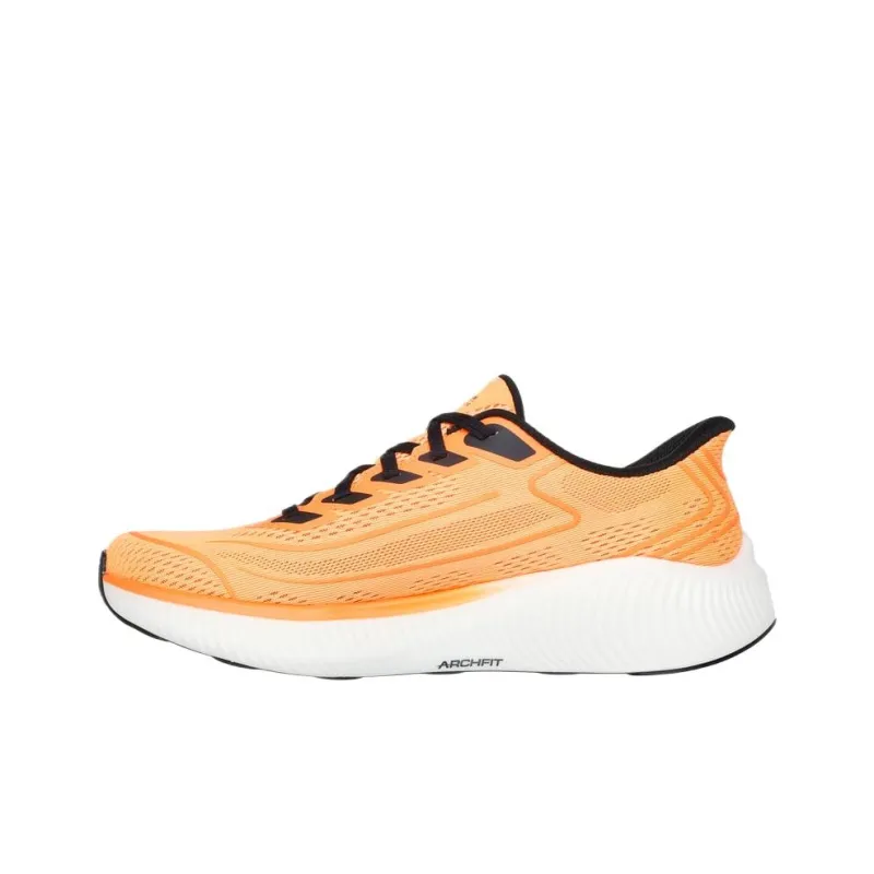 Skechers GO RUN Anywhere Low Top Casual Shoes Men's Orange-2