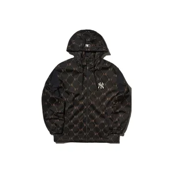 MLB Dia Monogram JQD Trench Coat Unisex Black
