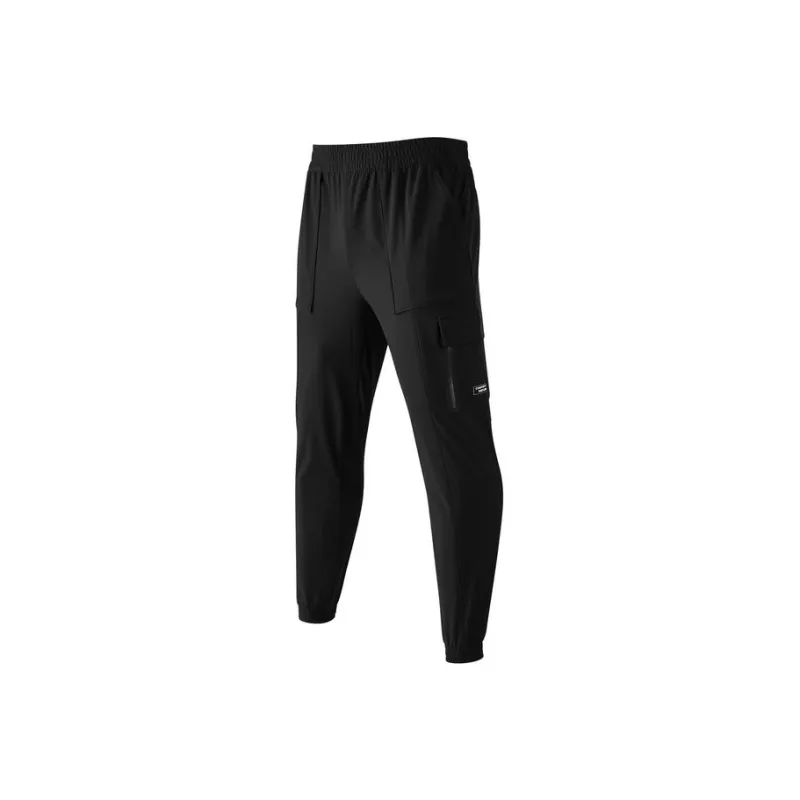 Skechers Knitted Sports Pants Men's Carbon Black-0