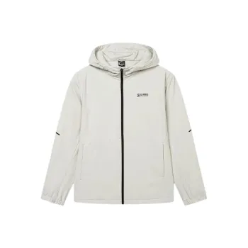 361° Sports Life Collection Trench Coat Men's Light Beige Gray
