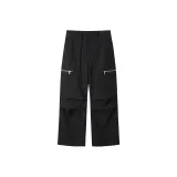 Black[Upgraded Water-Repellent Straight Fit]