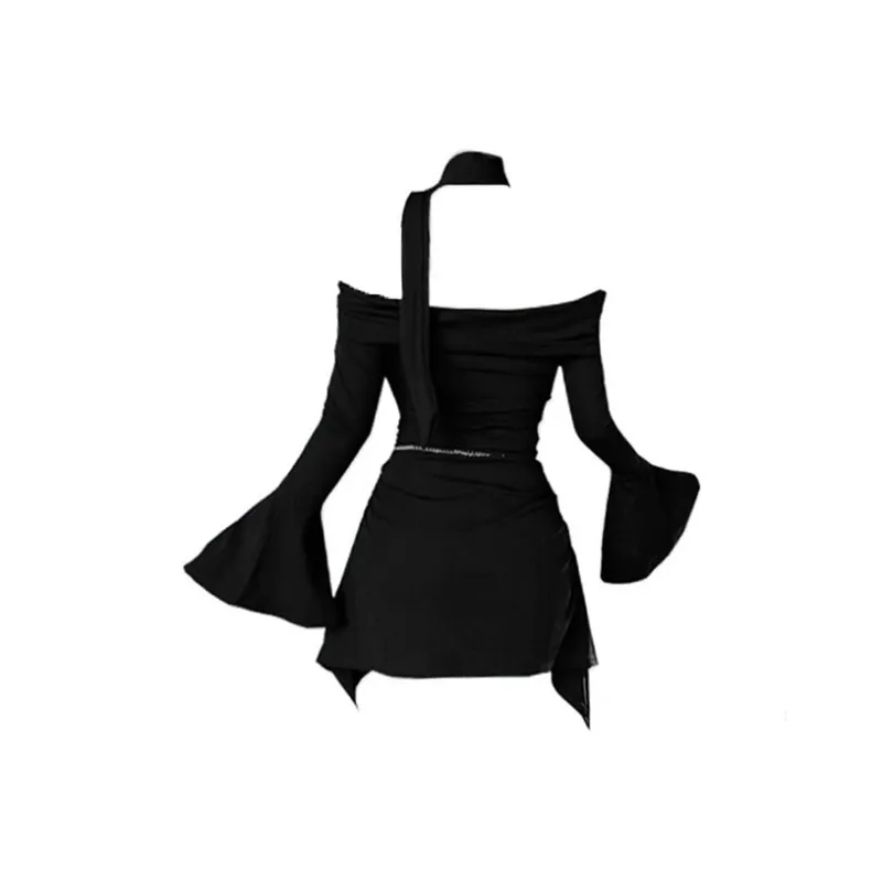 Mu Xiao Xin Long Sleeved Dresses Women's-1