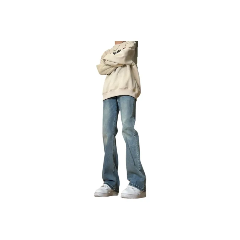 TOUHAOQINGNIAN Jeans Unisex-13