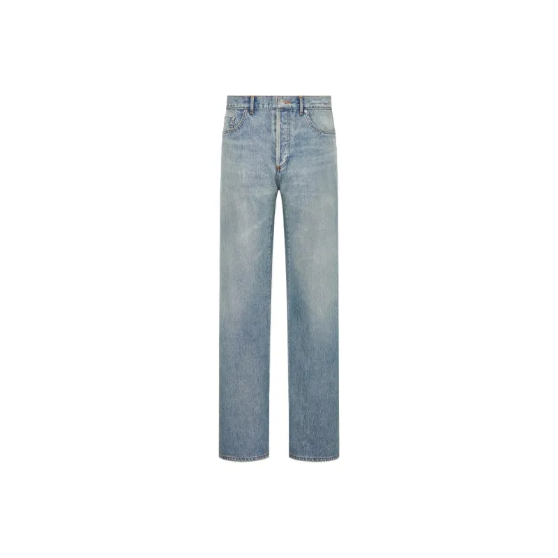 DIOR Jeans Men Light Blue-0