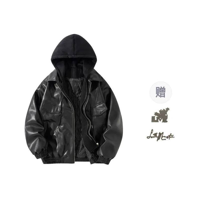 Love Monster Leather Jacket Unisex Black-0
