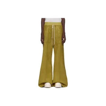 Rick Owens DRKSHDW Casual Pants Men's Yellow Green