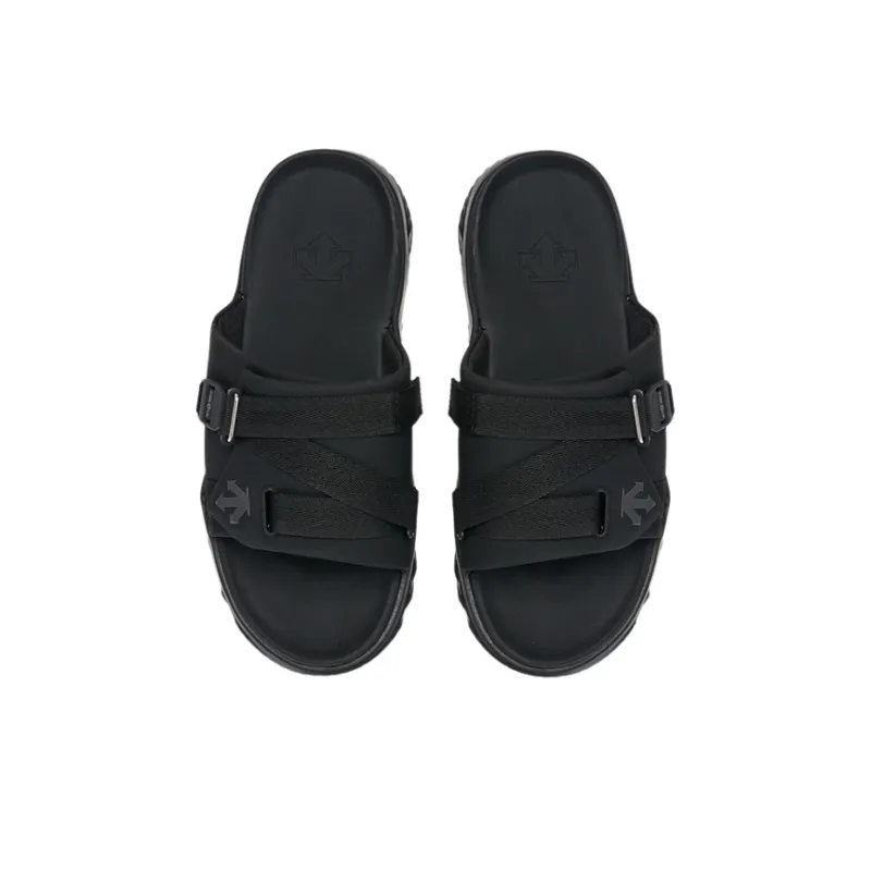 DESCENTE Delta Slide Slippers Men's Black-2