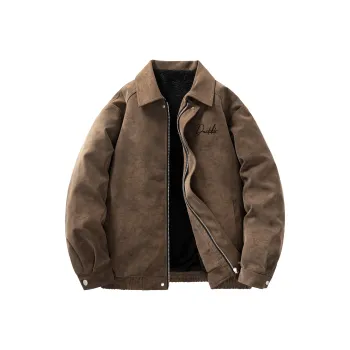 D Antidote Leather Jacket Unisex Coffee