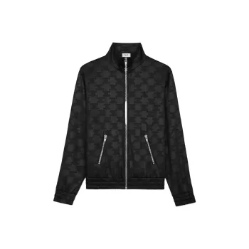 CELINE Tracksuit Jacket In Triomphe Jersey
