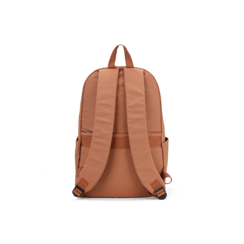 LANDCASE Fabric Backpack Laptop Backpack Regular Unisex Obsidian Black/Pearl White/Caramel Brown-13