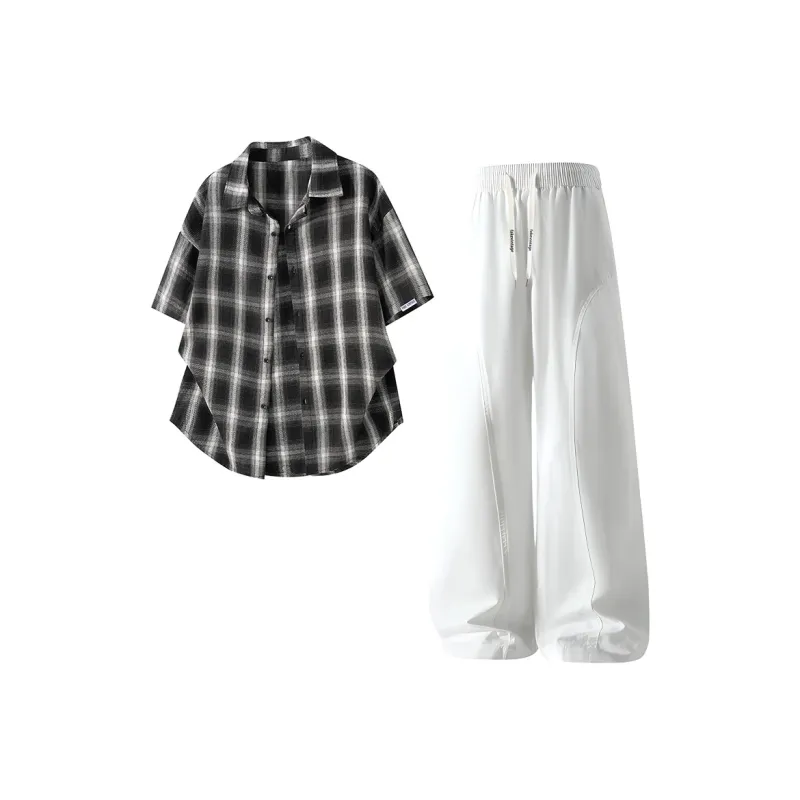 FAKE VINTAGE Shirt Matching Set Unisex-12