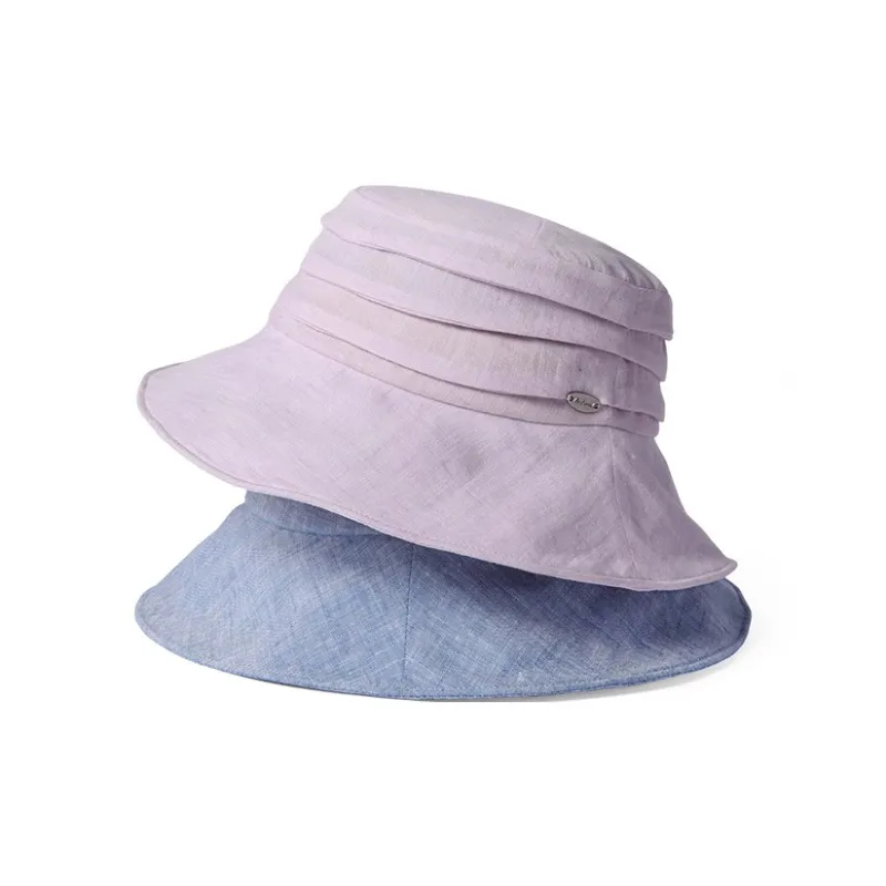 Mr Duck Linen Bucket Hats Unisex-1
