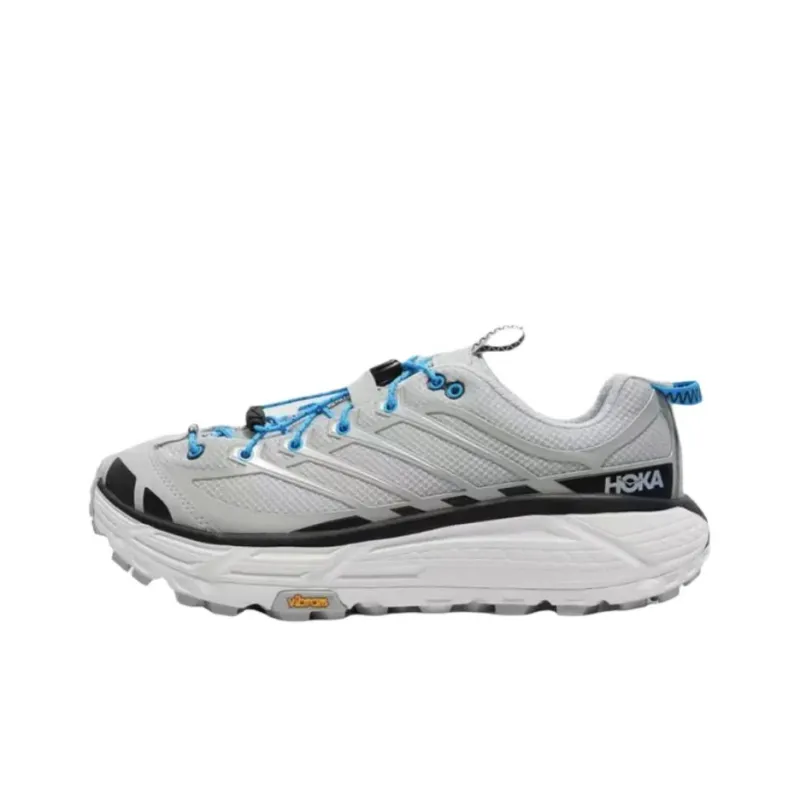 HOKA ONE ONE Mafate Three 2 Anti Slip Wear Resistant Low Top Trail Running Shoes Unisex Gray-0