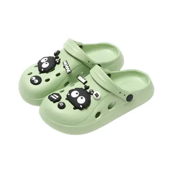 Lighthearted Thickened Clogs Summer Couple Home Slip Resistant Bathroom Beach Bag Head Sandal