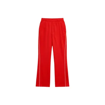 PUMA Uni Dear Cat U DEAR CAT KNT TP OH Knitted Sweatpants Men Forever Red