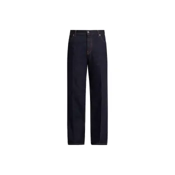Ferragamo Button Detailed Denim Jeans