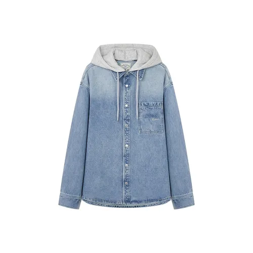 Teenie Weenie Men Jackets & Coats Unisex Light Denim