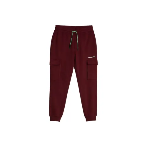Converse Casual Pants Men's Burgundy